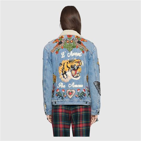 jeans gucci uccelli